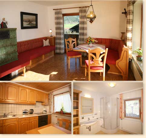 geräumige Ferienwohnung